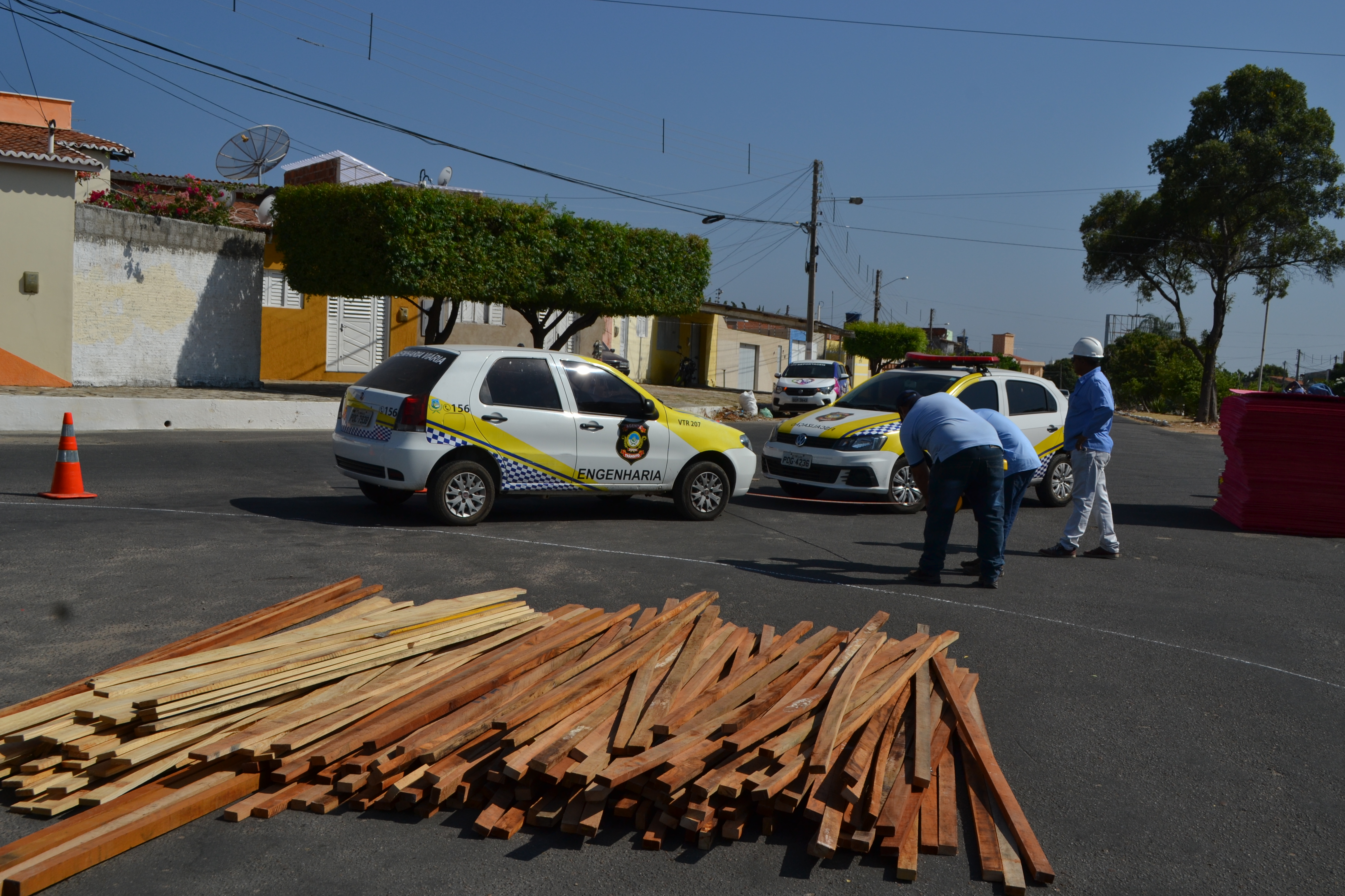 Prefeitura inicia construção de rotatória na Avenida Rio Branco