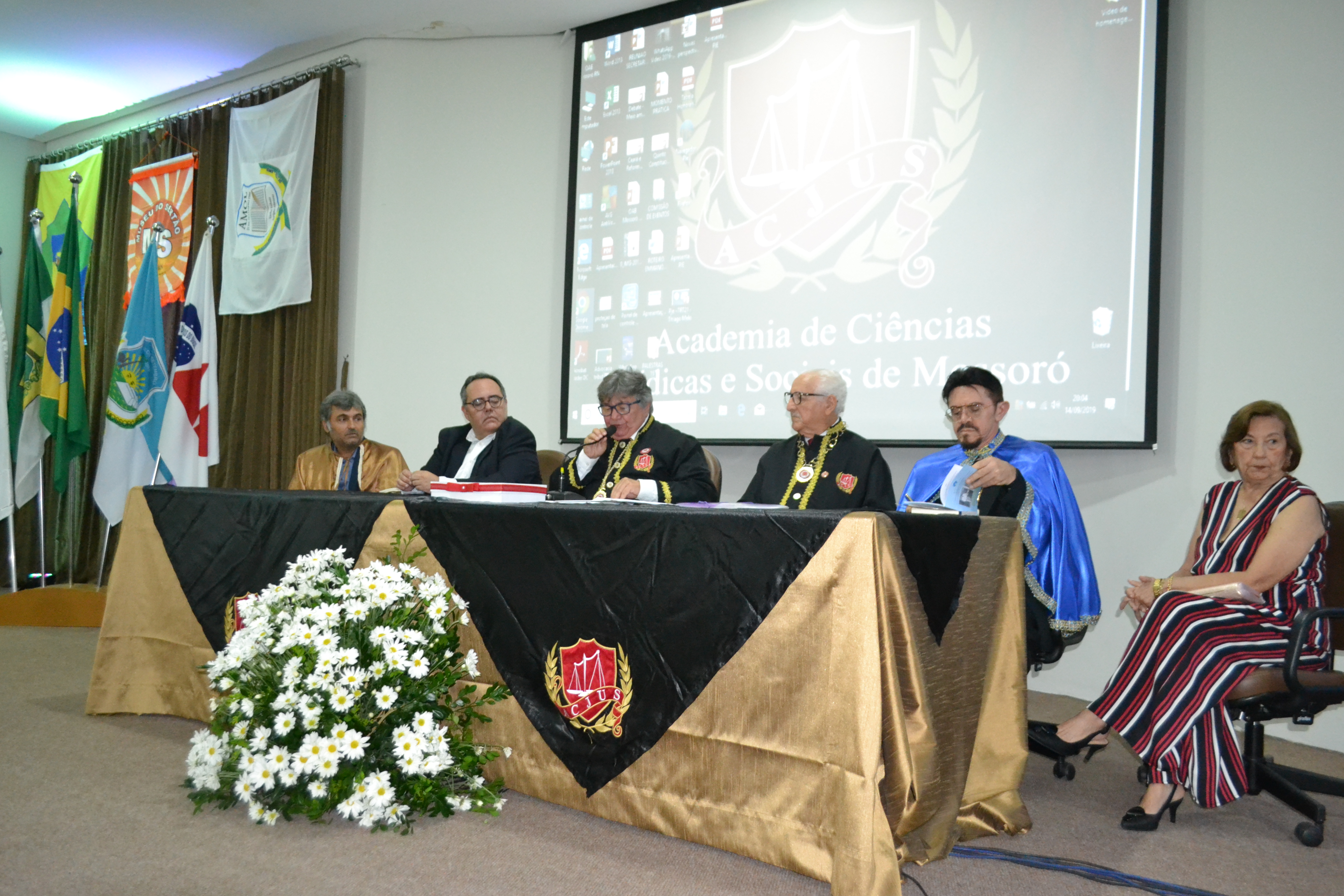 Secretário Municipal de Cultura representa Prefeita Rosalba Ciarlini em Sessão Magna da ACJUS