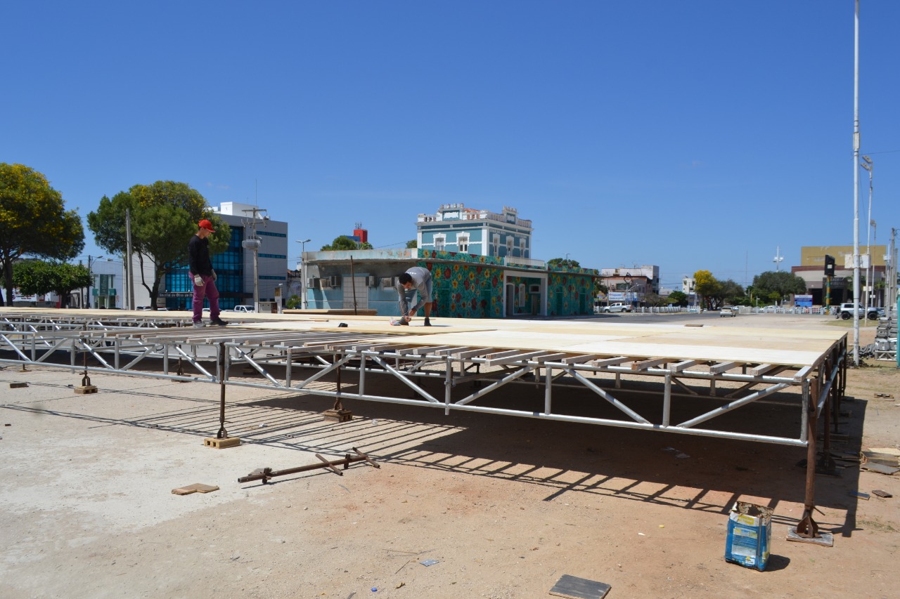 Estação das Artes se prepara para espetáculo do Auto da Liberdade