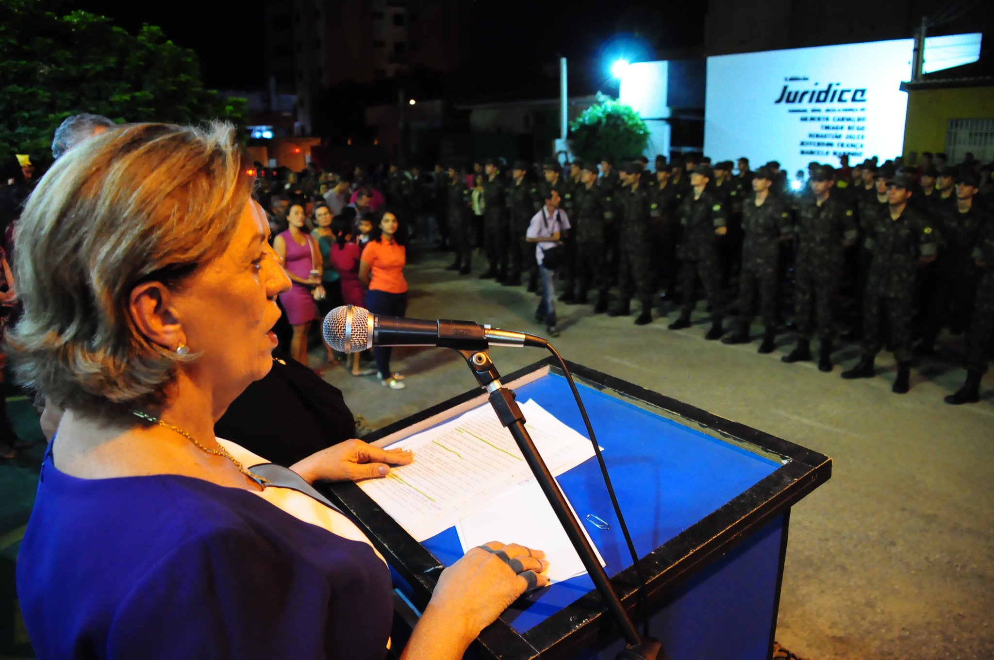 Prefeita Rosalba Ciarlini participa de recepção da turma de atiradores no TG 07-010