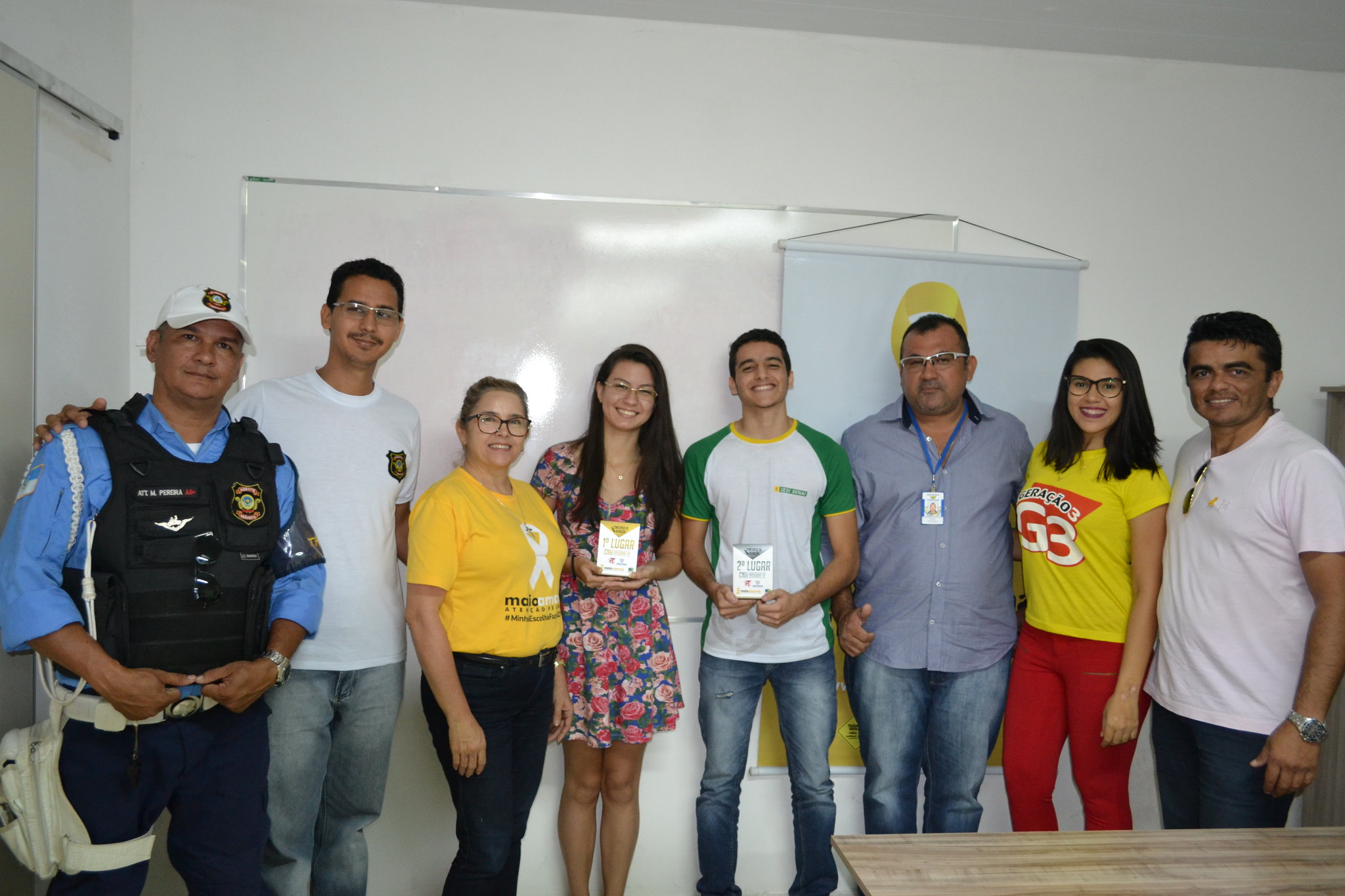 Entrega de prêmios de redação encerra Maio Amarelo