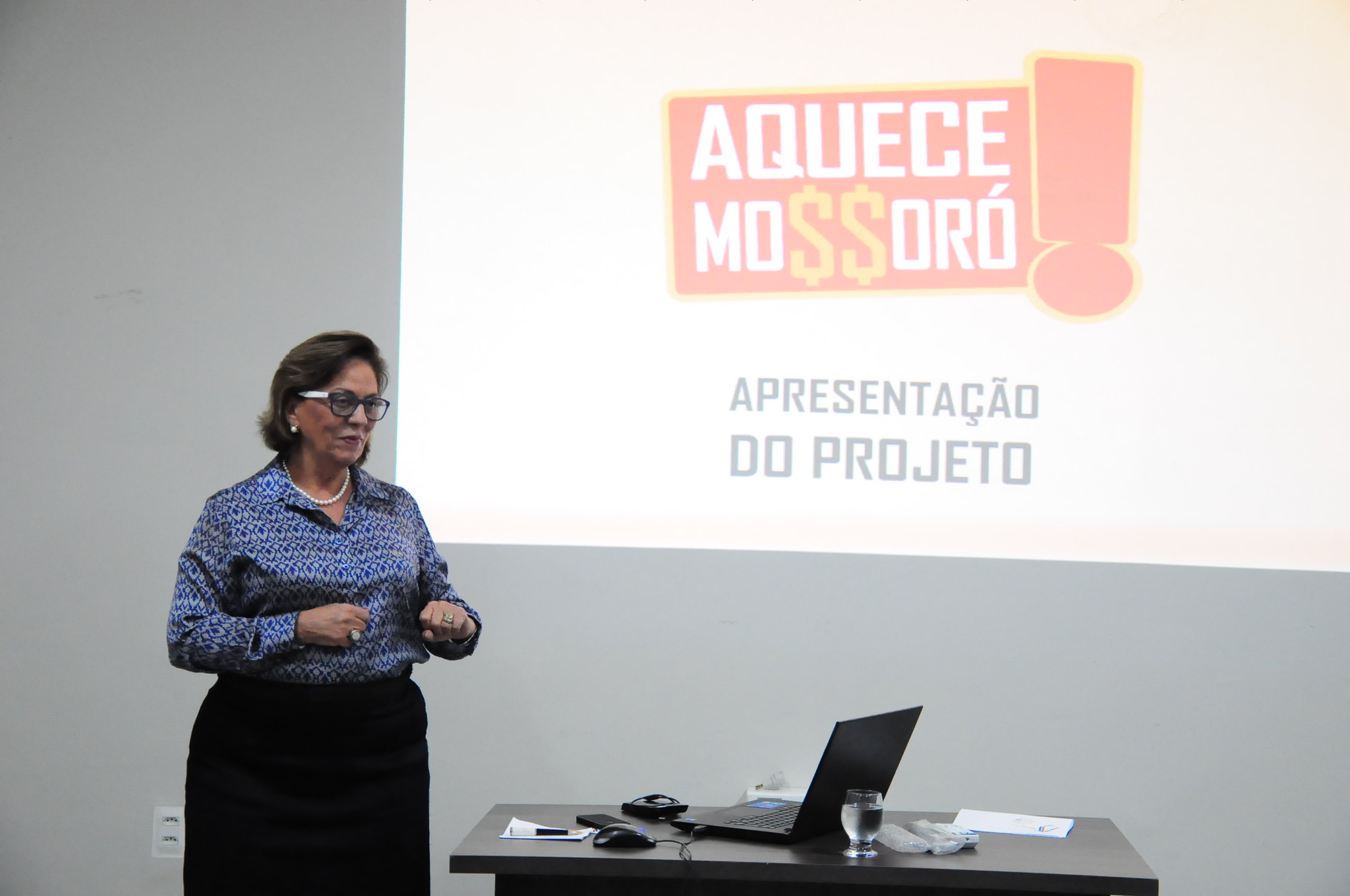 Prefeita Rosalba participa de apresentação do projeto Aquece Mossoró