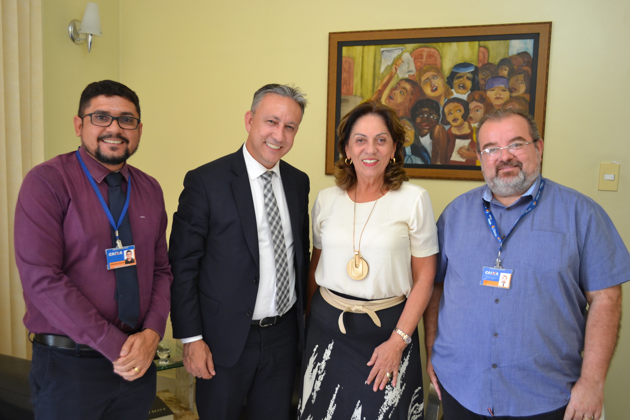 Prefeita Rosalba Ciarlini recebe superintendente da Caixa Econômica Federal