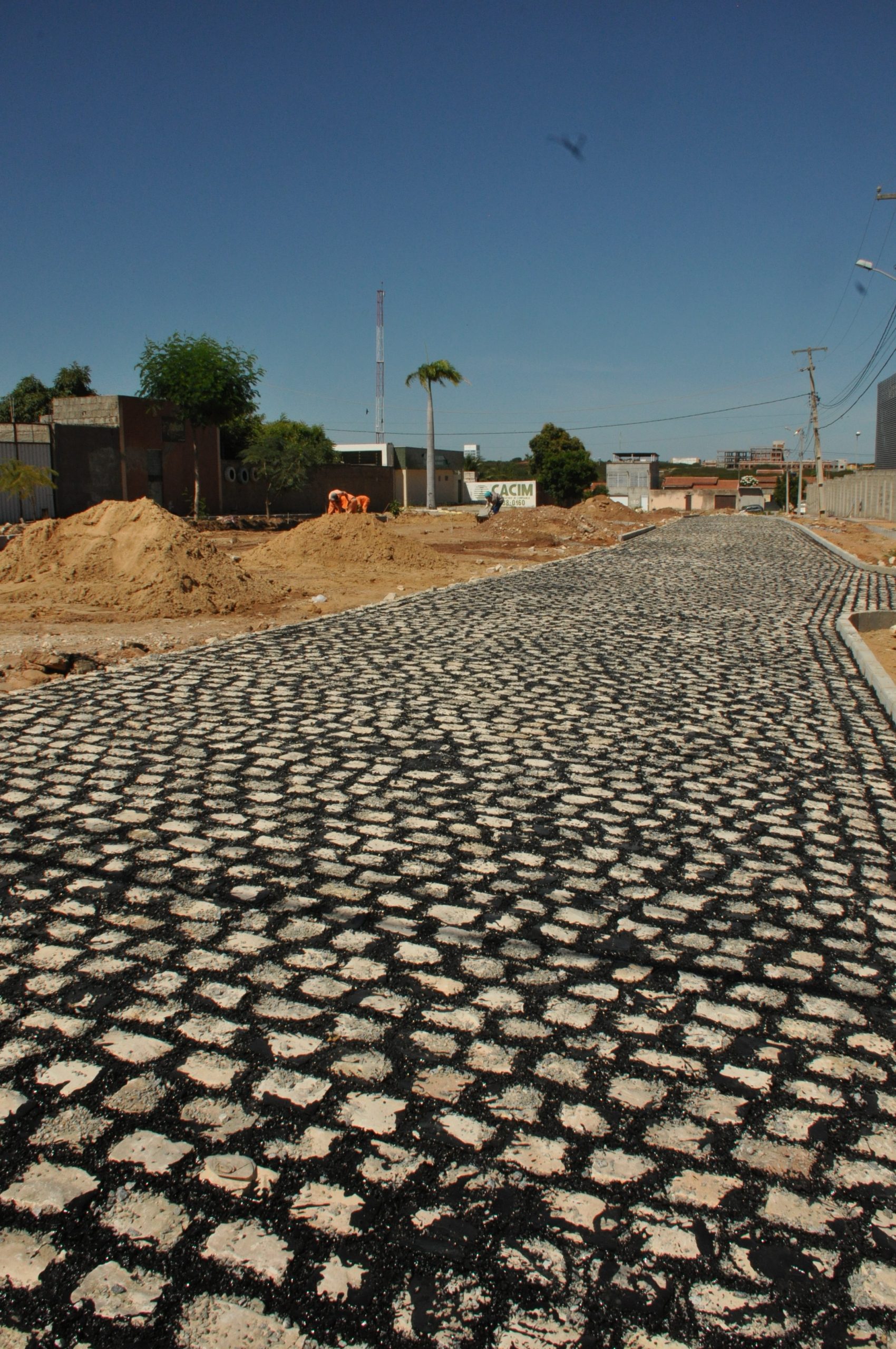 Rincão recebe obras de pavimentação e drenagem