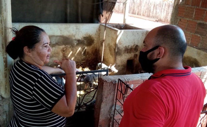 Secretaria de Agricultura realiza visita técnica e atende quase 250 animais na Maísa